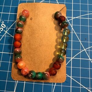 Handmade bracelet; Autumnal Warmth